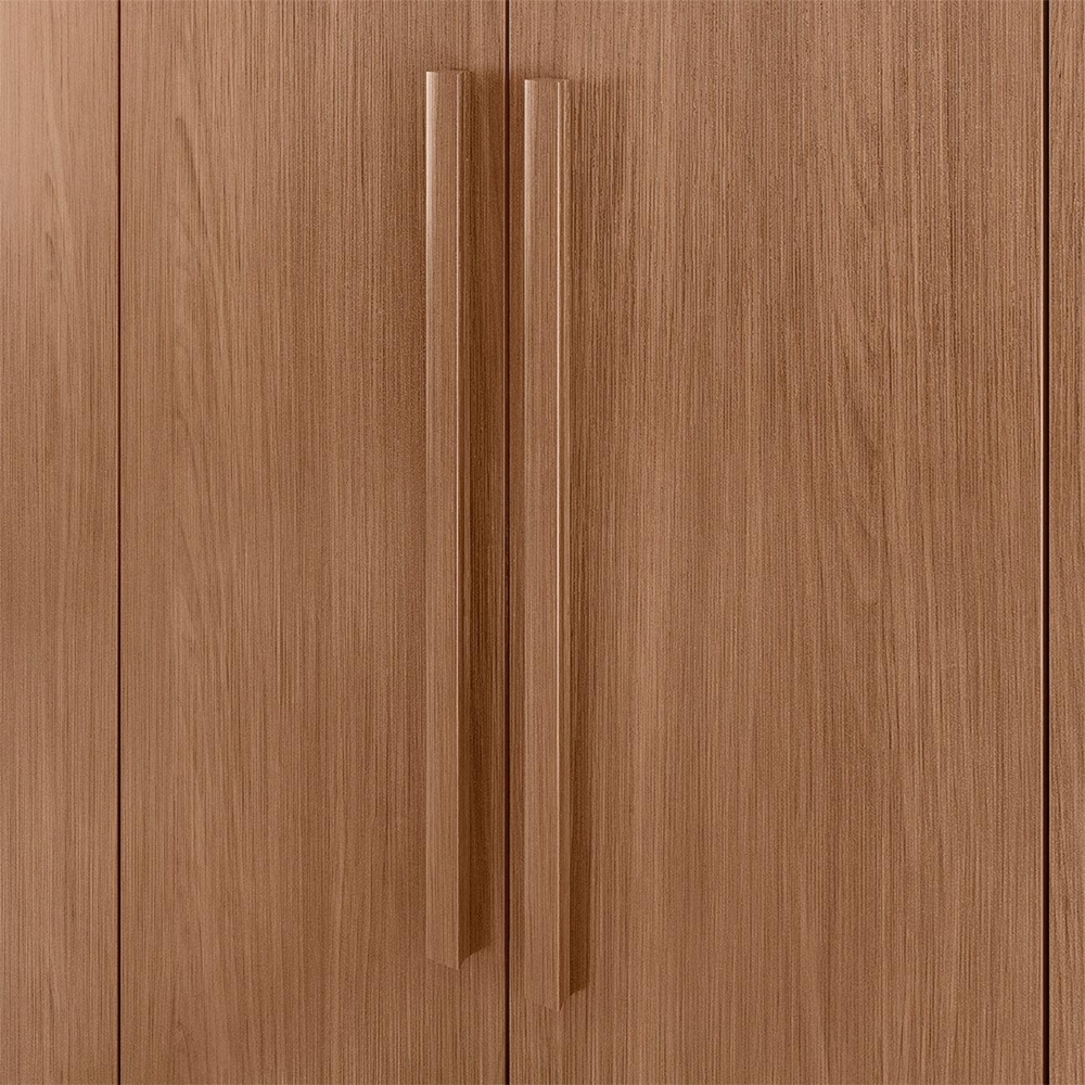 Guarda Roupa Casal 239cm 8 Portas 4 Gavetas Com Espelho Vortex Jatobá S01 - Mpozenato