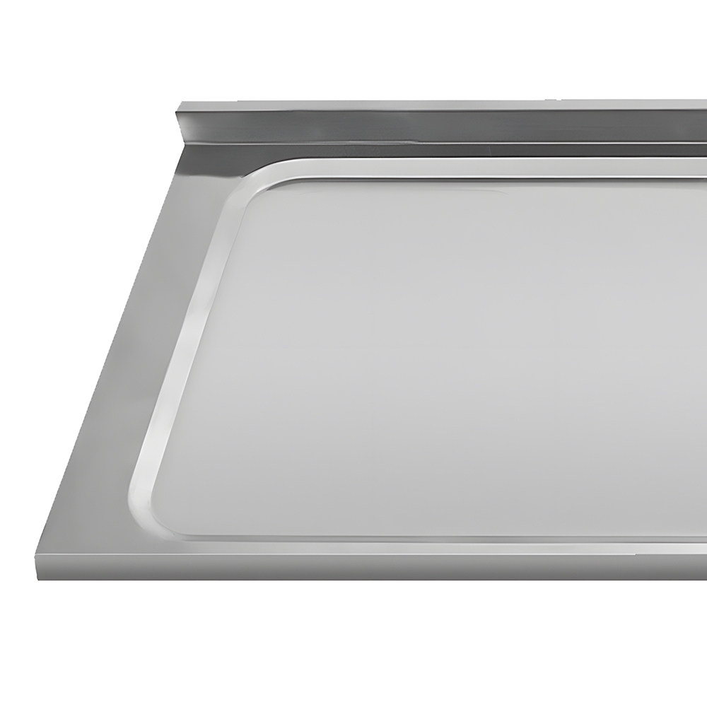 Pia de Cozinha com Cuba Deslocada Direita Ávila 120cm Aço Inox G01 - Mpozenato
