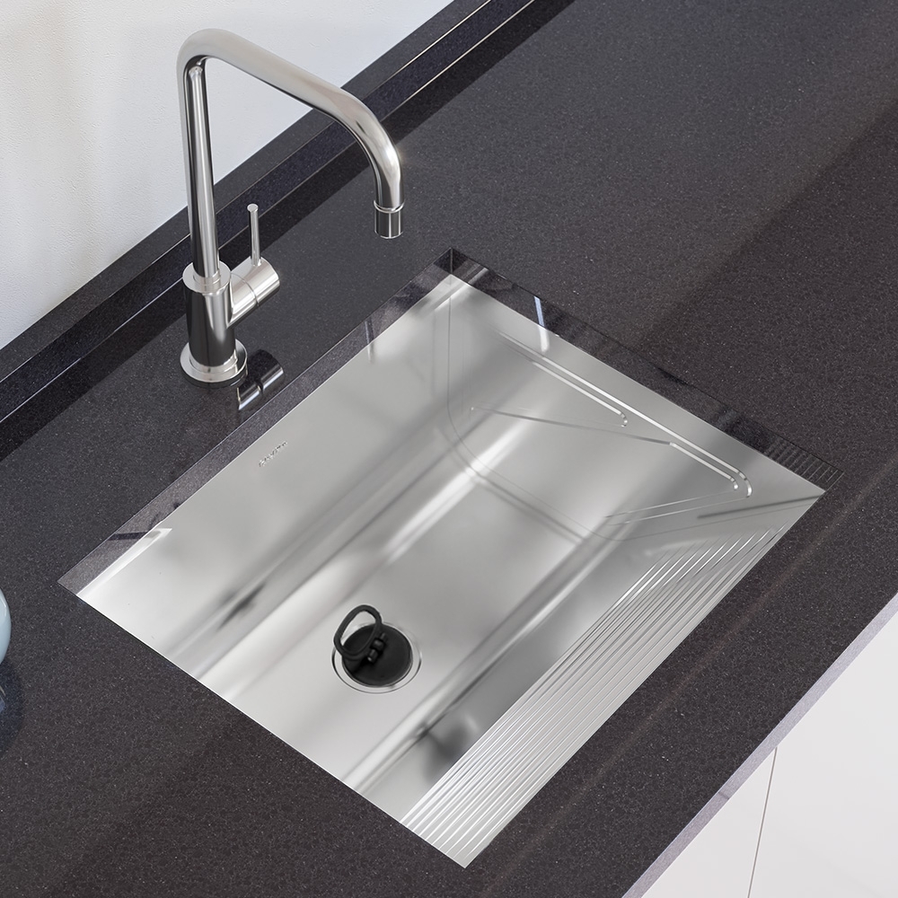 Tanque de Lavar Roupa 68L Inox de Embutir Lavanderia G01 - Mpozenato