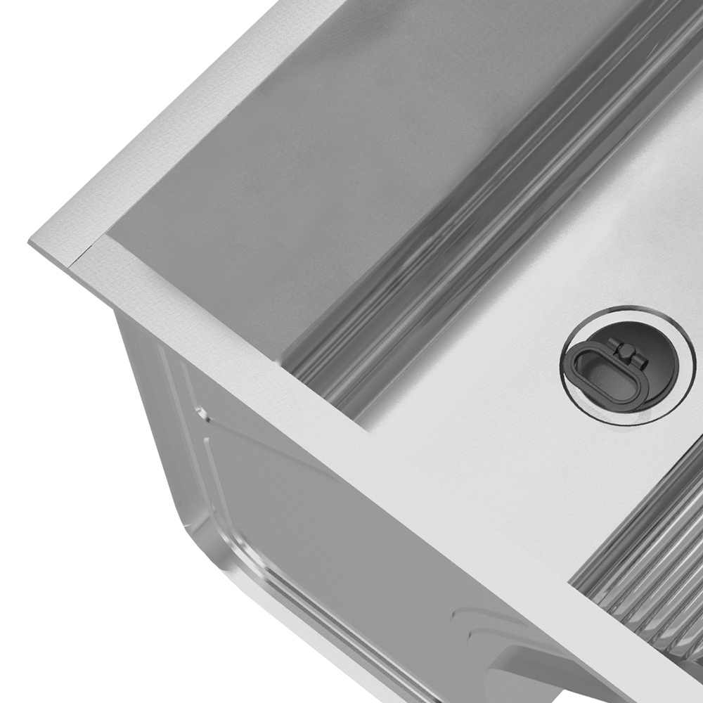 Tanque de Lavar Roupa 68L Inox de Embutir Lavanderia G01 - Mpozenato