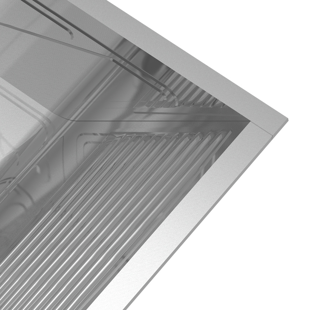 Tanque de Lavar Roupa 32L Inox Mini com Suporte Lavanderia G01 - Mpozenato