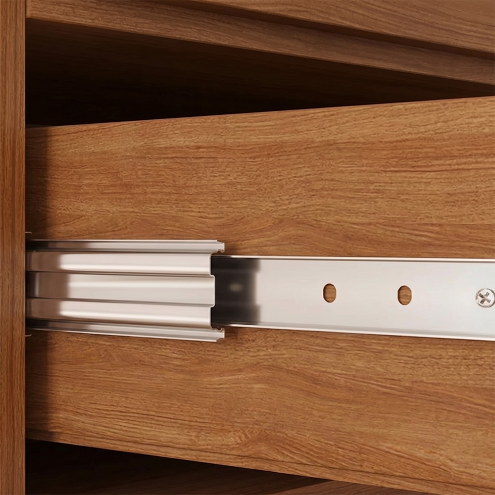 Bancada Suspensa e Prateleira 197cm Slat Z49 Cinamomo - Mpozenato