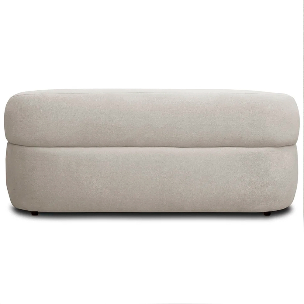 Sofá 3 Lugares Living Orgânico Sala de Estar 170cm Conka F05 Boucle Bege - Mpozenato
