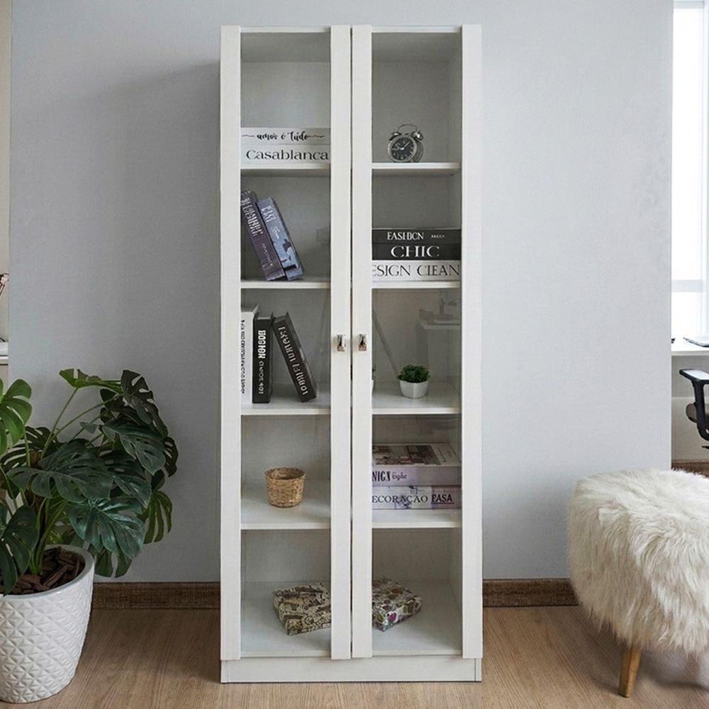 Armário com 04 prateleiras para Home Office ME4115 Branco - Tecno Mobili