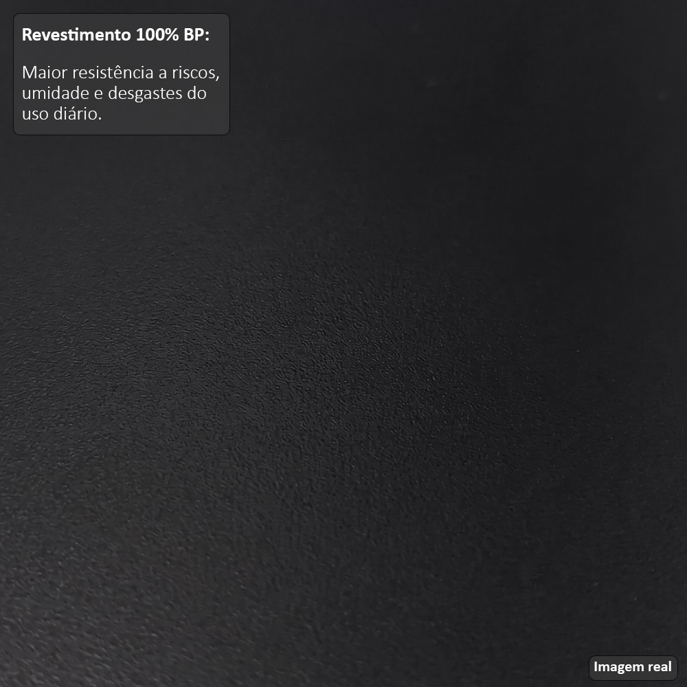 Balcão Gabinete Com Pia 180cm Dallas Preto - Lumil