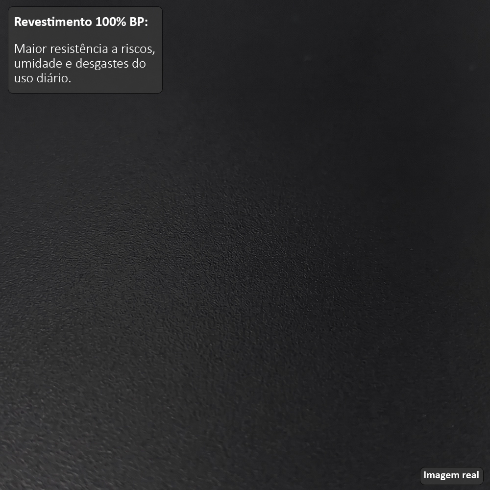 Balcão Gabinete para pia com Tampo 120cm Michigan Preto - Lumil