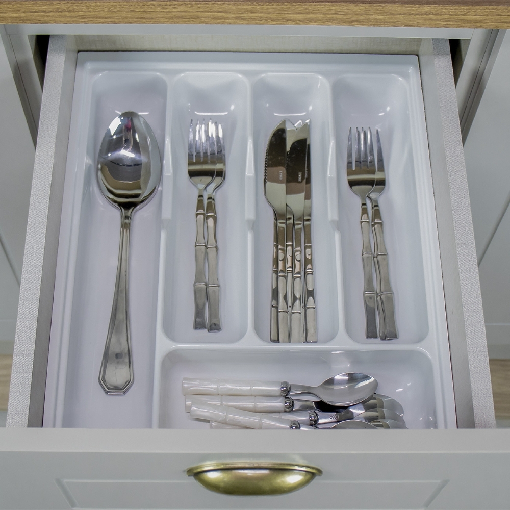 Balcão de Cozinha Para Pia 120cm Sem Tampo Americana Cinza - Henn