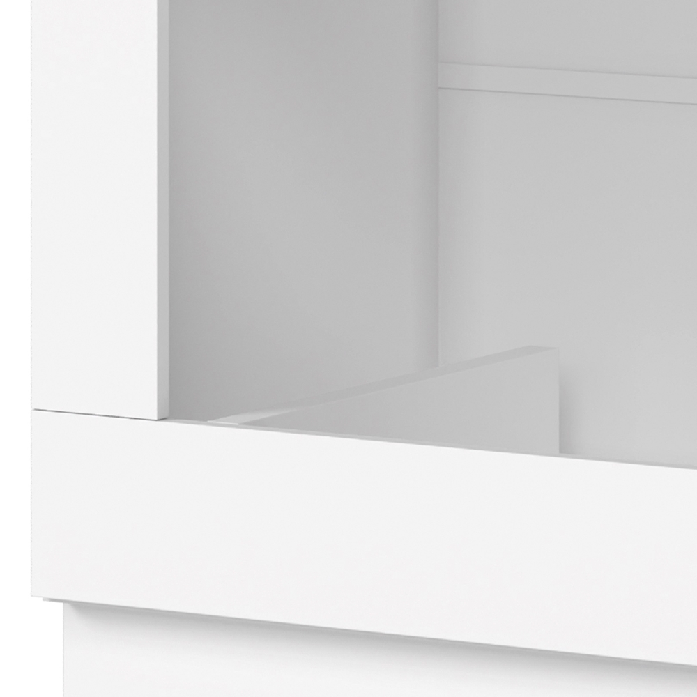 Balcão Cozinha 80cm Para Forno Elétrico Sem Tampo Americana Branco - Henn