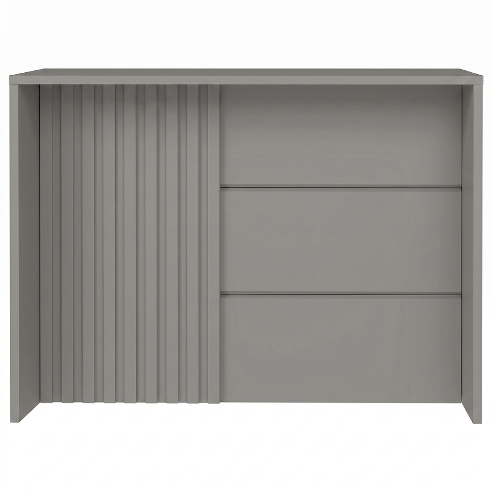 Bancada Para Cozinha Ilha 146cm Gourmet Americana Cinza - Henn