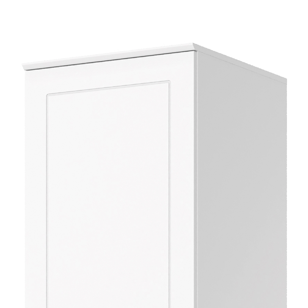 Paneleiro de Cozinha 50cm 1 Porta 100% MDF Americana Branco - Henn