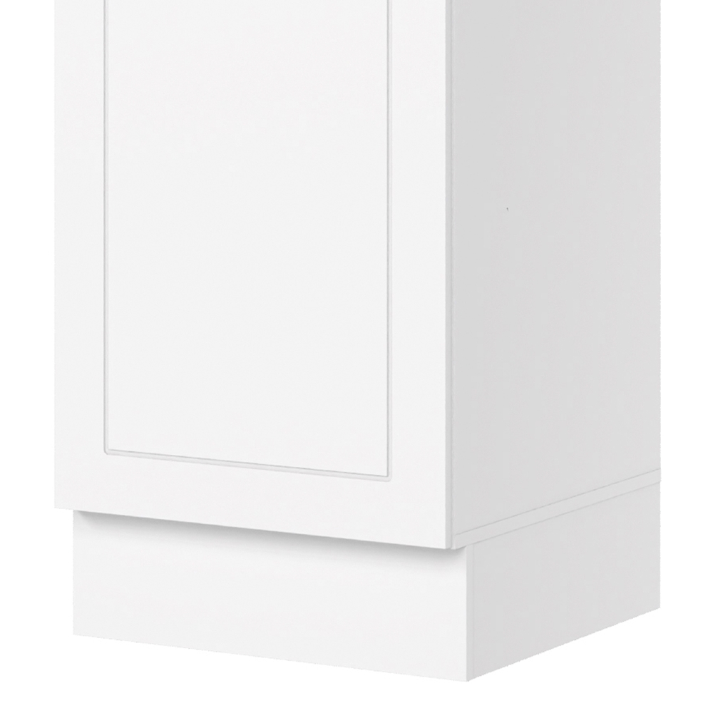 Paneleiro de Cozinha 50cm 1 Porta 100% MDF Americana Branco - Henn