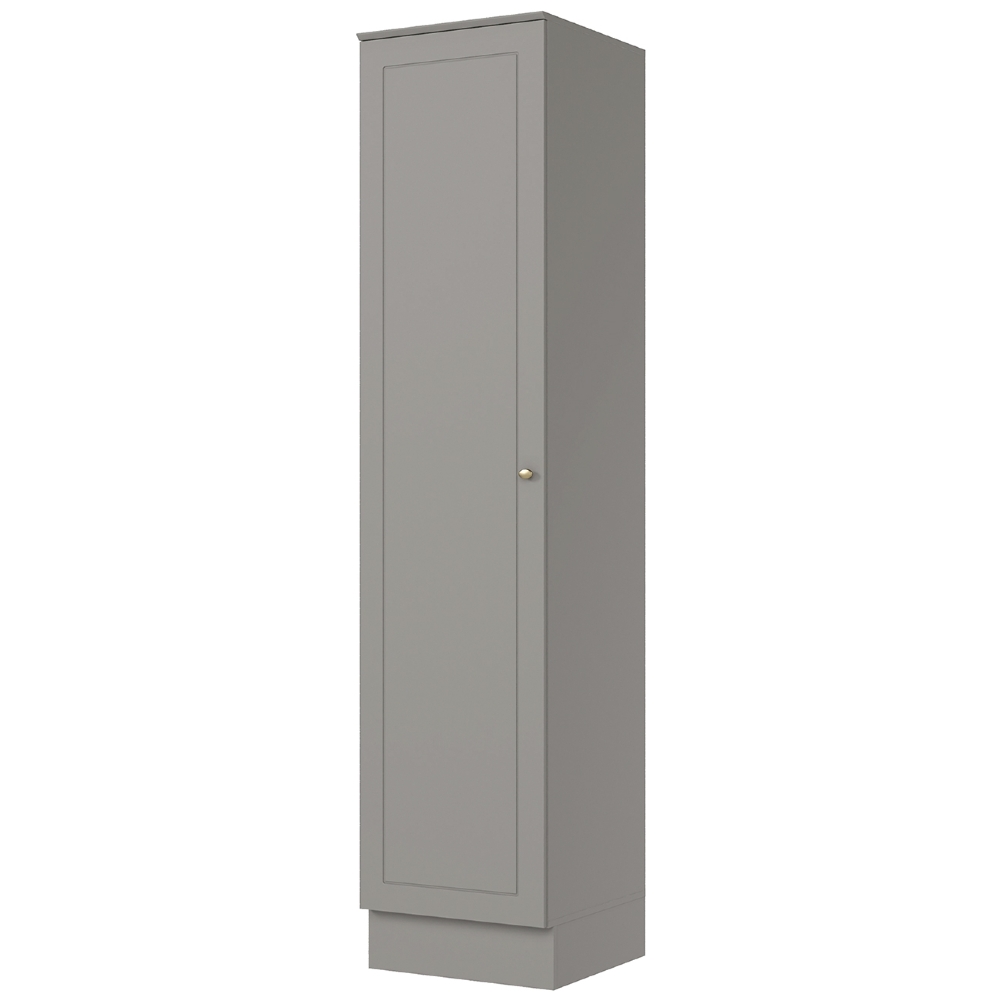 Paneleiro de Cozinha 50cm 1 Porta 100% MDF Americana Cinza - Henn
