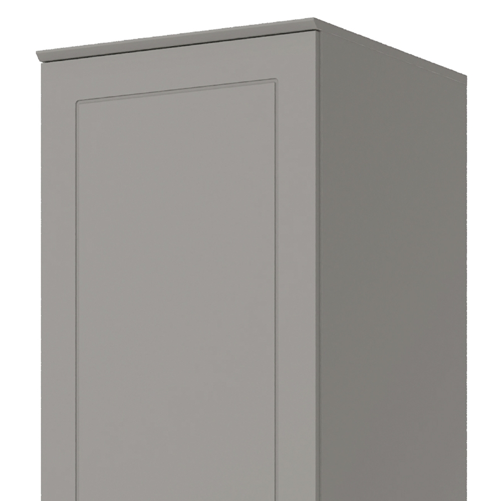 Paneleiro de Cozinha 50cm 1 Porta 100% MDF Americana Cinza - Henn
