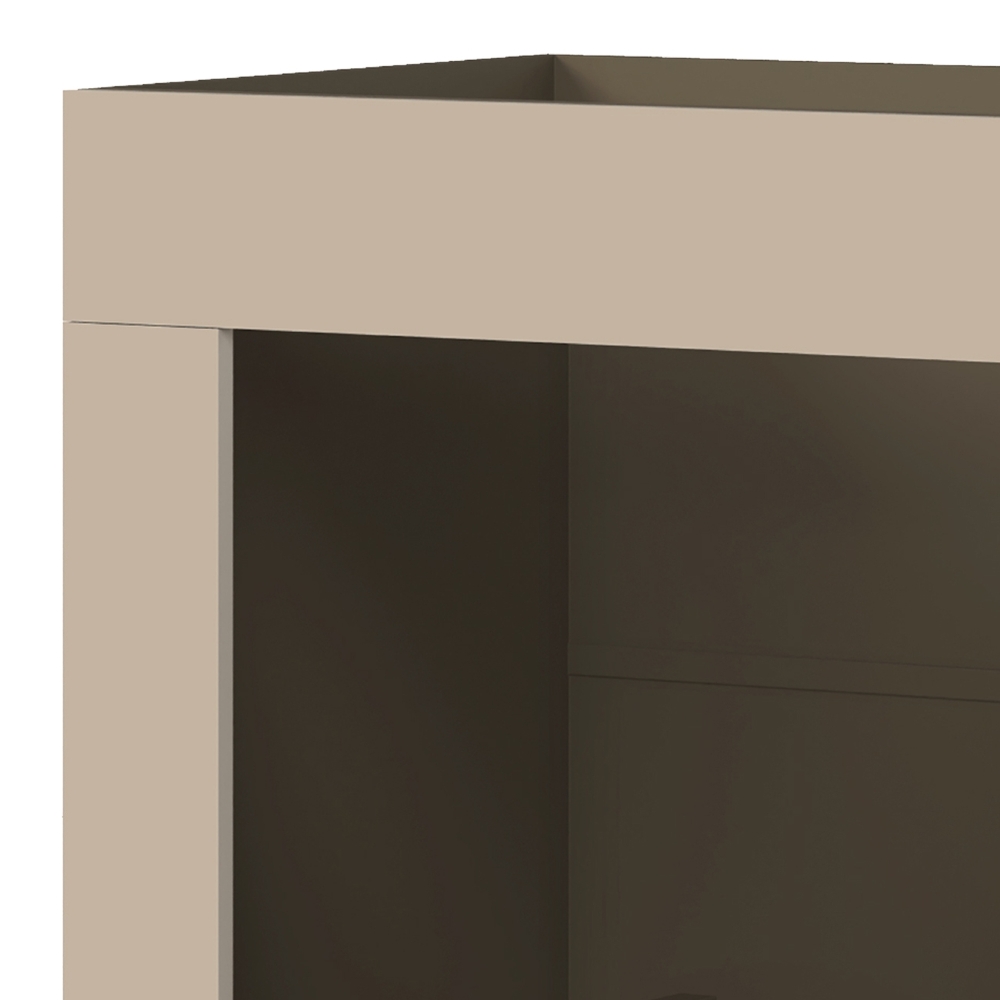Balcão Cozinha 80cm Para Forno Elétrico Sem Tampo Connect Duna/Cristal - Henn