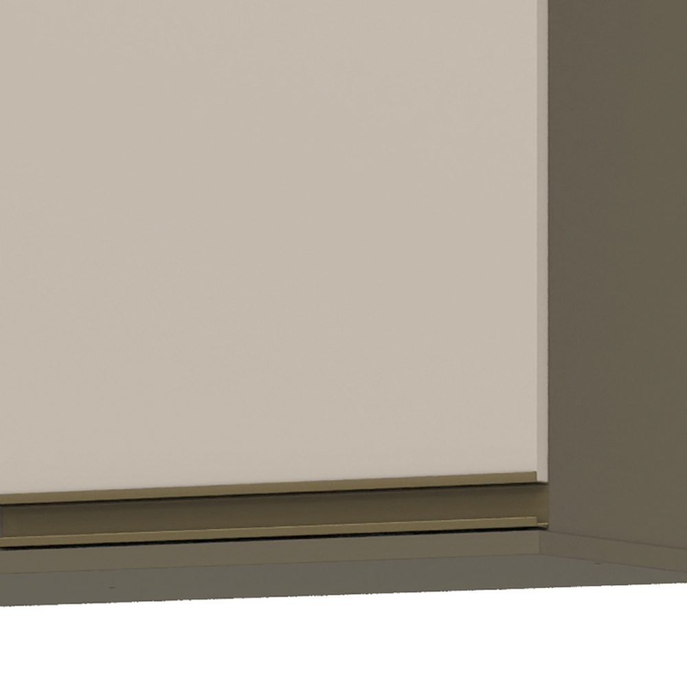 Armário de Cozinha Aéreo 80cm 2 Portas Connect Duna/Cristal - Henn