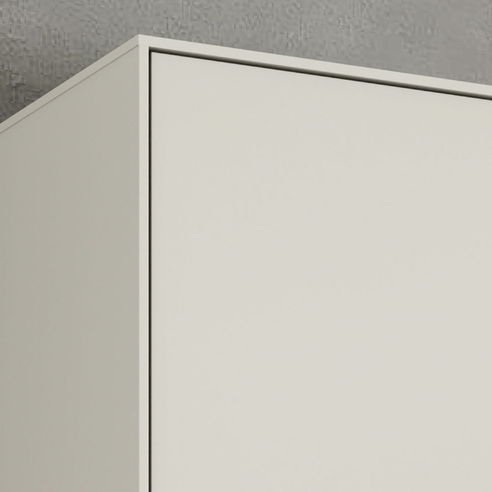 Armário de Cozinha Aéreo 40cm 1 Porta Amalfi Areia H02 - Mpozenato