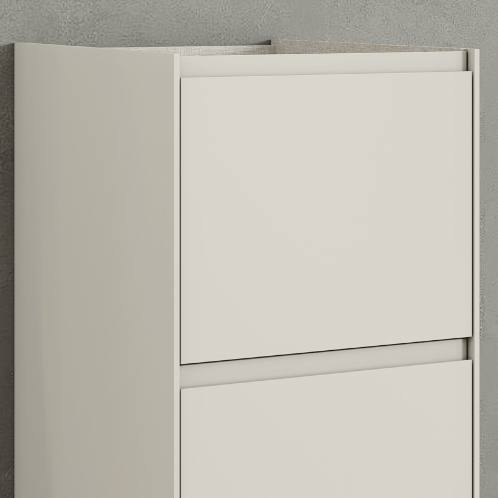 Balcão de Cozinha 40cm 2 Gavetas Sem Tampo Amalfi Areia H02 - Mpozenato