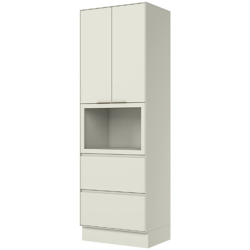 Paneleiro Torre Quente 72cm 1 Nicho Amalfi Areia H02 - Mpozenato