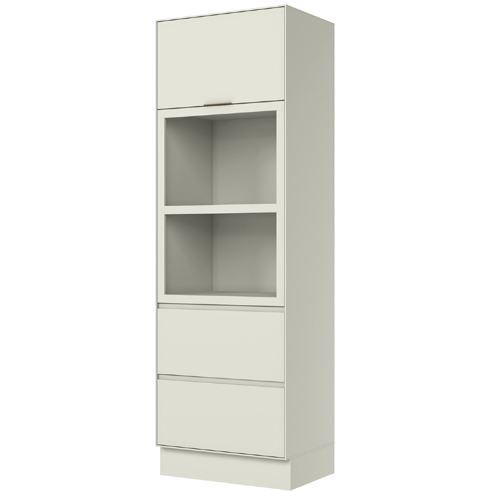 Paneleiro Torre Quente 72cm 2 Nichos Amalfi Areia H02 - Mpozenato