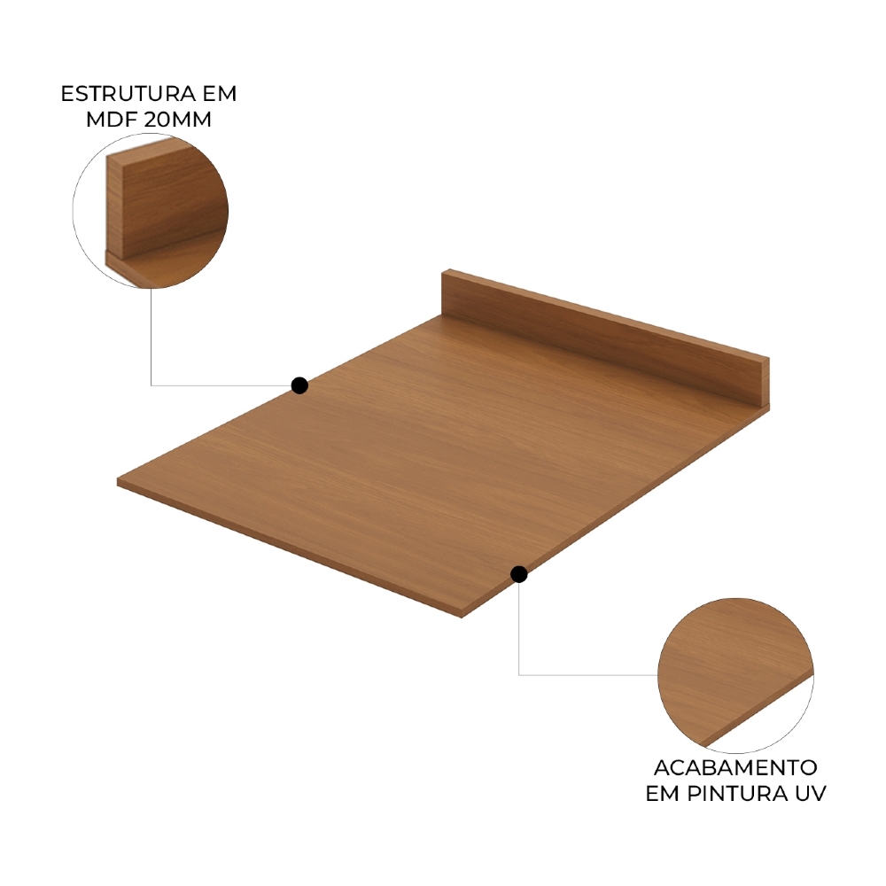Tampo Para Balcão de Cozinha 40cm Amalfi Cinamomo H02 - Mpozenato