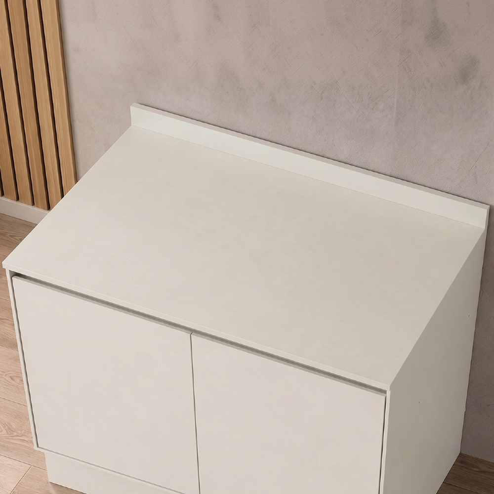 Tampo Para Balcão de Cozinha 80cm Amalfi Areia H02 - Mpozenato