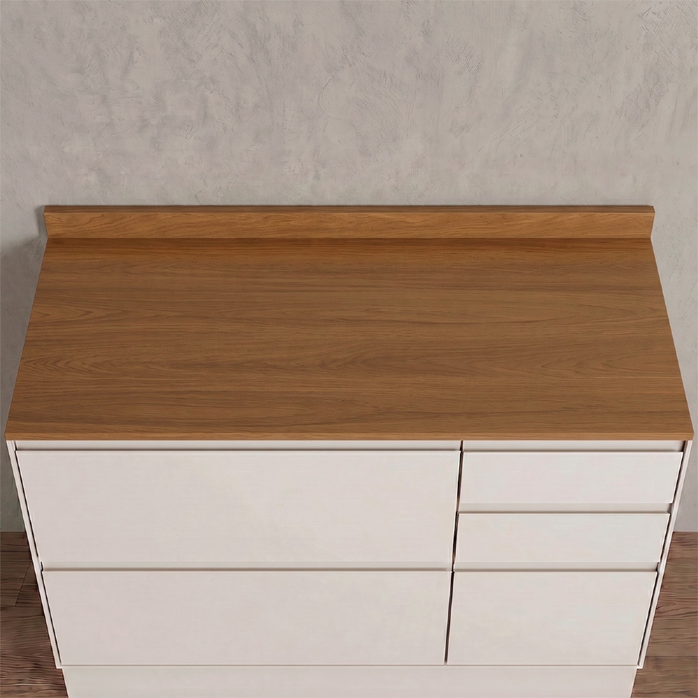 Tampo Para Balcão de Cozinha 120cm Amalfi Cinamomo H02 - Mpozenato