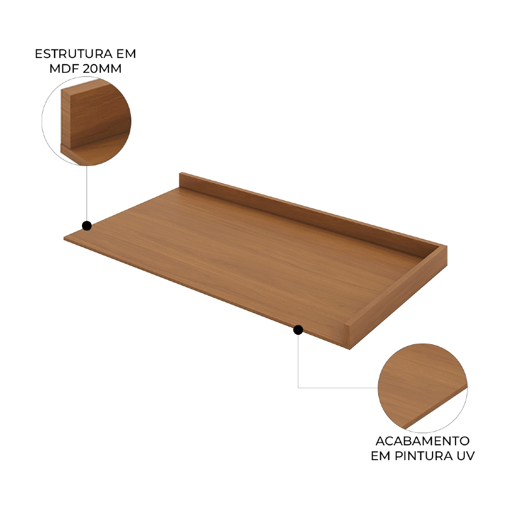 Tampo Para Balcão de Cozinha Canto Amalfi Cinamomo H02 - Mpozenato