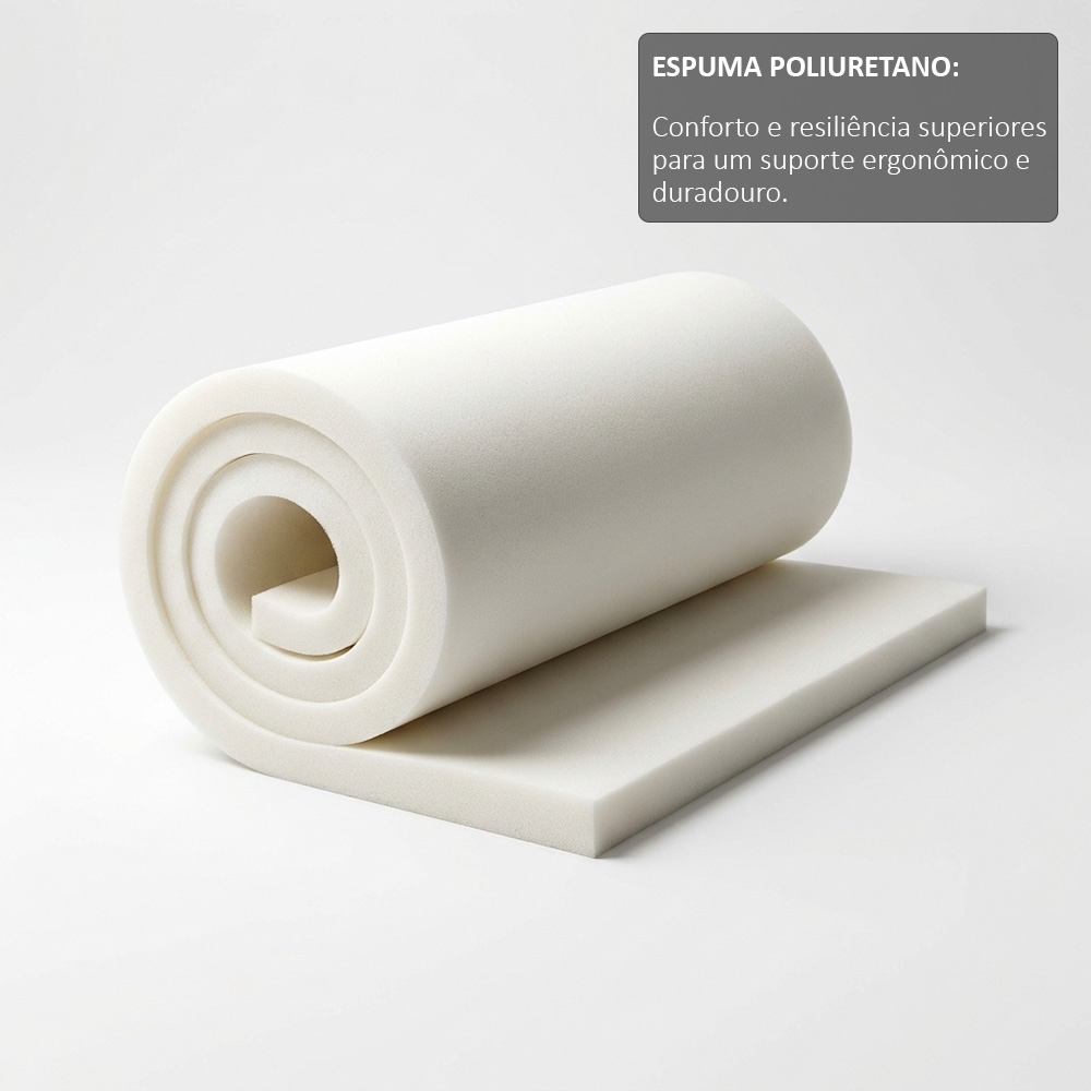 Cabeceira Casal Cama Box 195 cm London Corano Branco - JS Móveis
