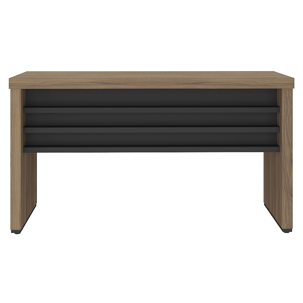 Mesa para Escritório 135cm Tamburato Corp A06 Nogal/Preto - Mpozenato