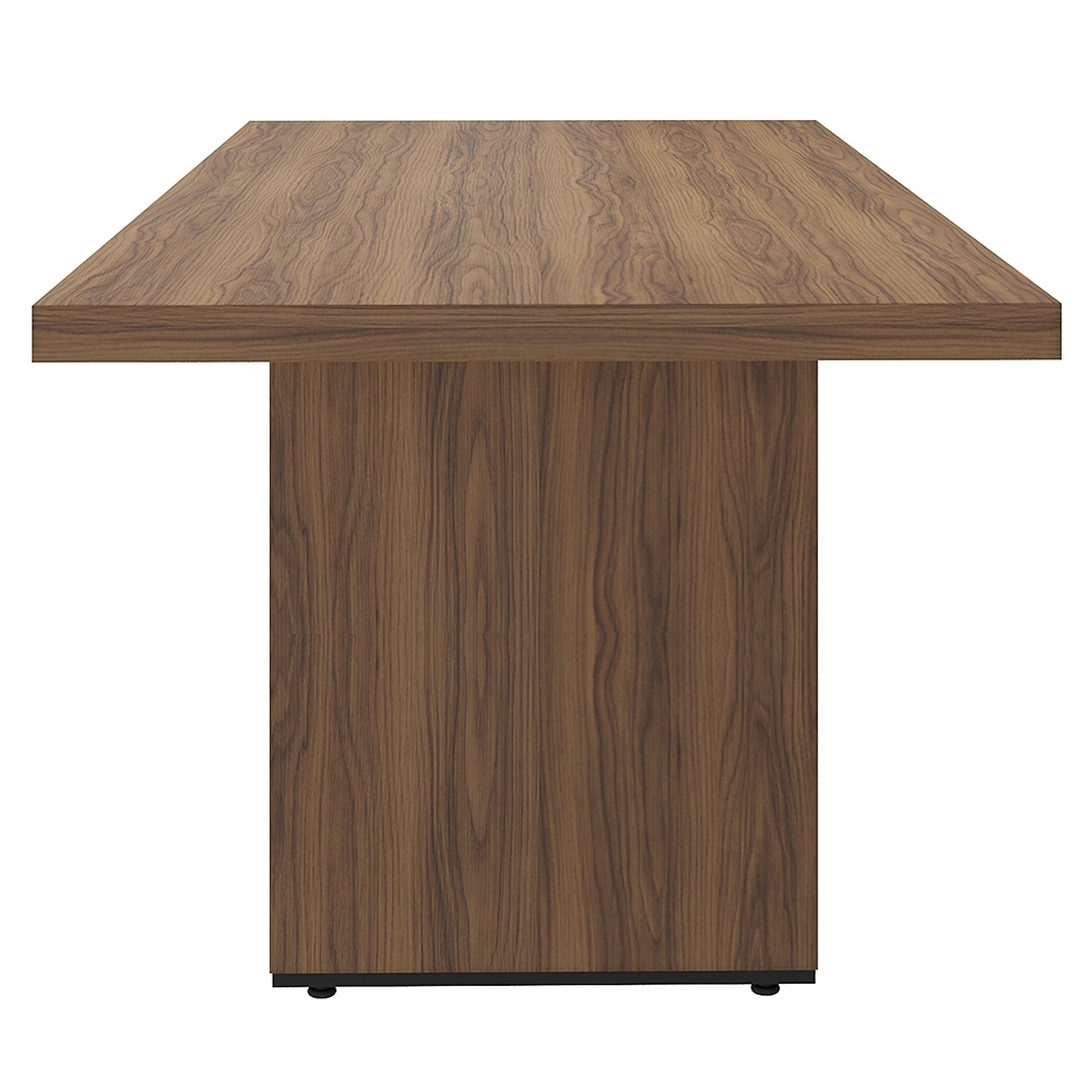 Mesa de Reunião para Escritório 204cm Tamburato Corp A06 Nogal/Preto - Mpozenato