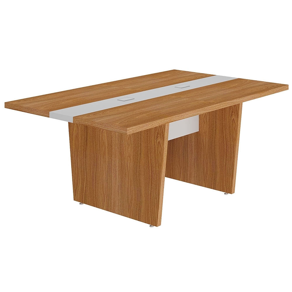 Mesa Para Escritório Reunião 179cm Nexus Freijó/Branco A06 - Mpozenato