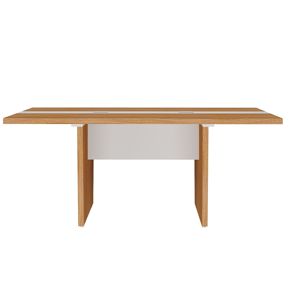 Mesa Para Escritório Reunião 179cm Nexus Freijó/Branco A06 - Mpozenato