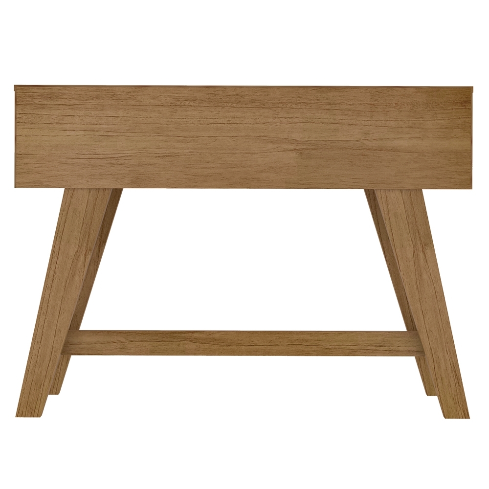 Aparador Sala de Estar 110cm 2 Gavetas Tulum Cinamomo/Off White A09 - Mpozenato