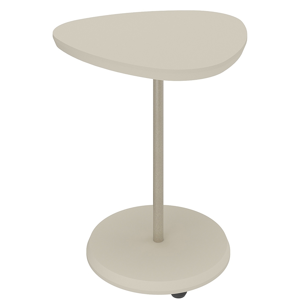 Mesa Lateral Organica 45cm Ravena Off White A09 - Mpozenato