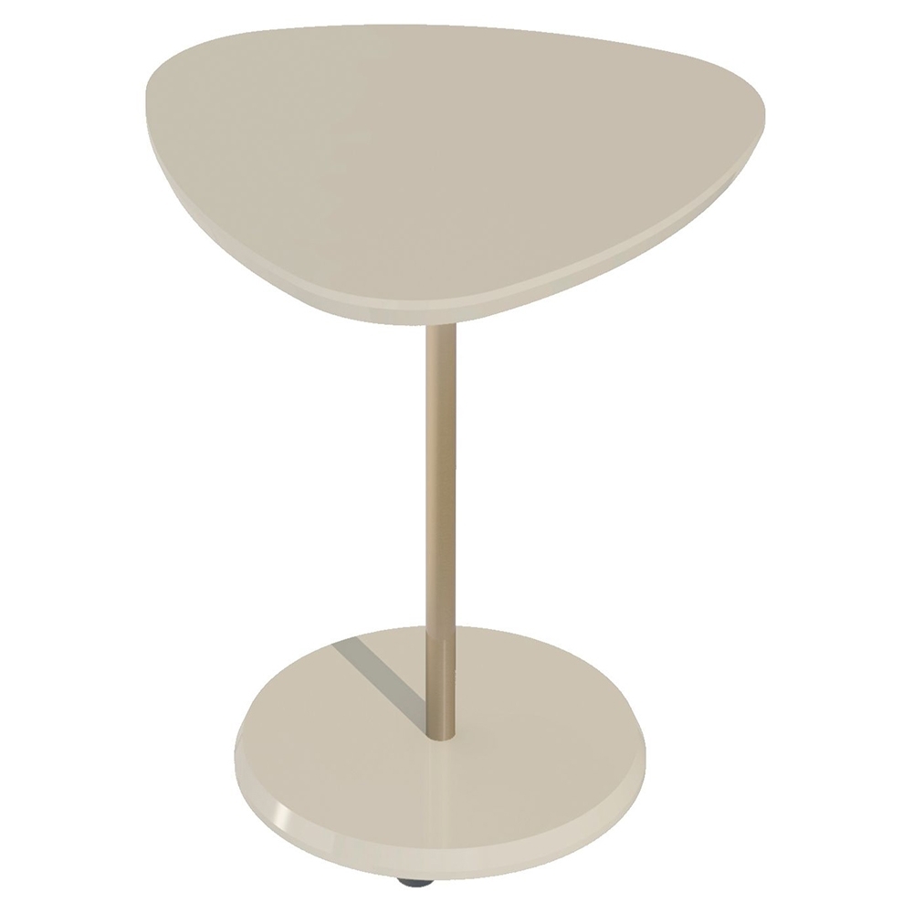 Mesa Lateral Organica 51cm Ravena Off White A09 - Mpozenato