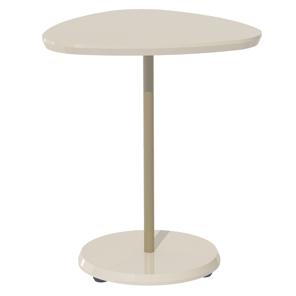 Mesa Lateral Organica 51cm Ravena Off White A09 - Mpozenato