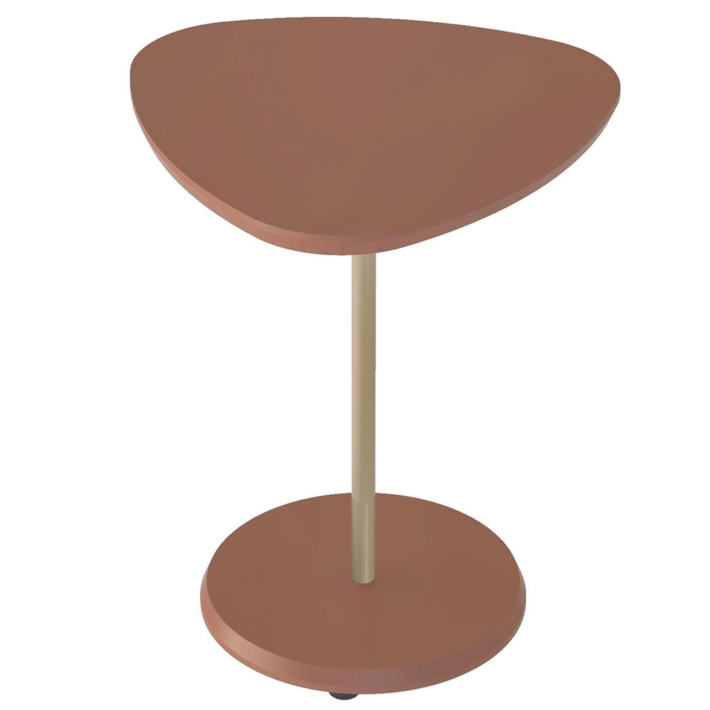 Mesa Lateral Organica 51cm Ravena Terracota A09 - Mpozenato