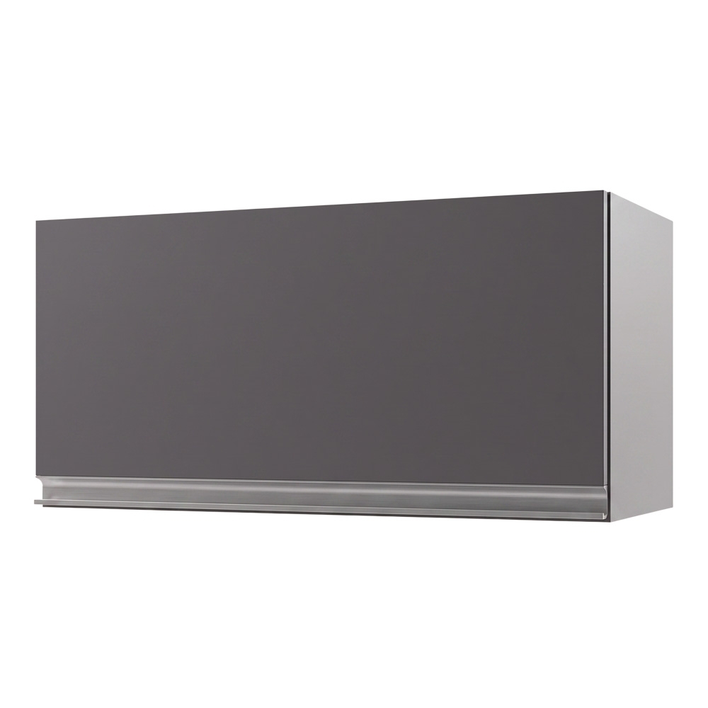 Armário Aéreo 60cm Porta Basculante Andréia Cinza - AJL Móveis