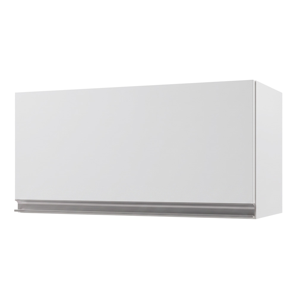 Armário Aéreo Geladeira 60cm 1 Porta Basculante Andréia Branco - AJL Móveis