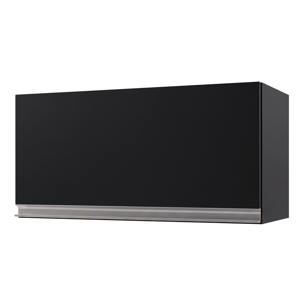 Armário Aéreo Geladeira 60cm 1 Porta Basculante Andréia Preto - AJL Móveis