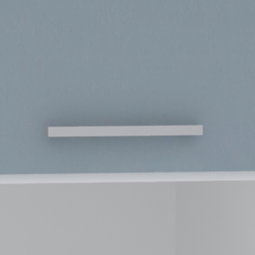 Guarda Roupa Queen Modulado CP09 Taiga Branco/Grey L01 - Mpozenato