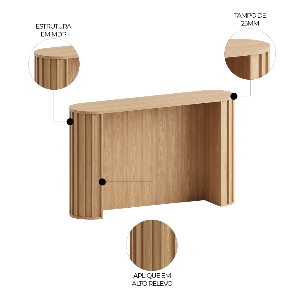 Bancada Para Cozinha Ilha 144cm Gourmet Marina Freijó L01 - Mpozenato