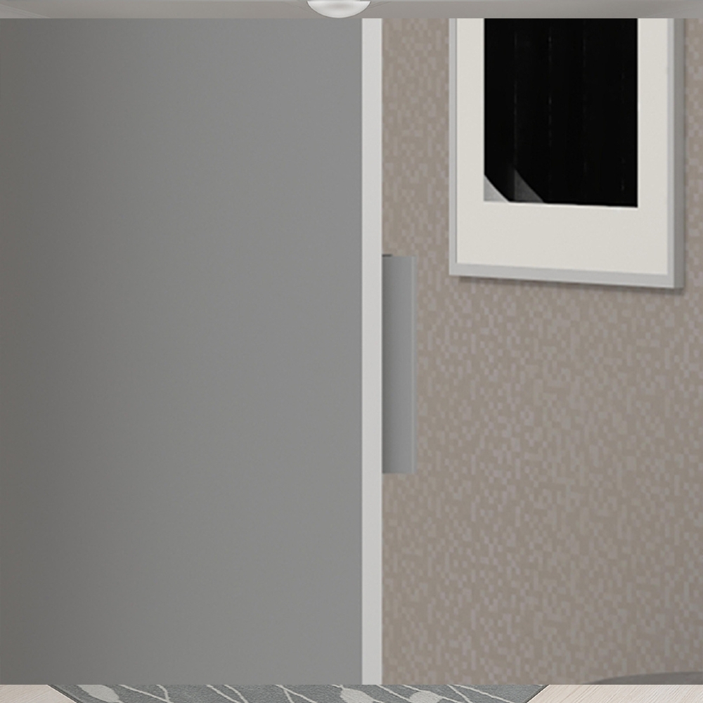 Guarda Roupa Solteiro Modulado Espelho CP06 Taiga Branco/Cinnamon L01 - Mpozenato