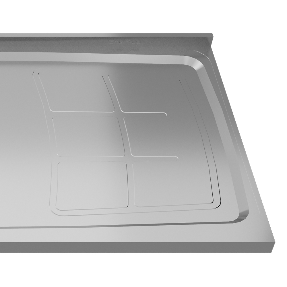 Pia de Cozinha com Cuba Deslocada Esquerda Ávila 120cm Aço Inox G01 - Mpozenato
