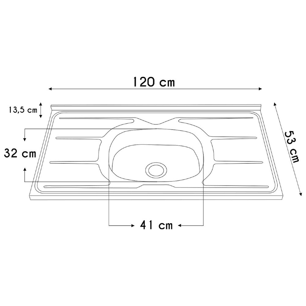 Armário de Cozinha 5 Peças Com Pia CP20 Americana Cinza/Nature H02 - Mpozenato