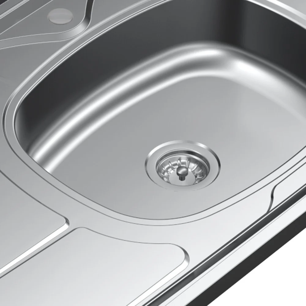 Válvula para Pia Aço Inox 3.1/2 G01 Cromado - Mpozenato