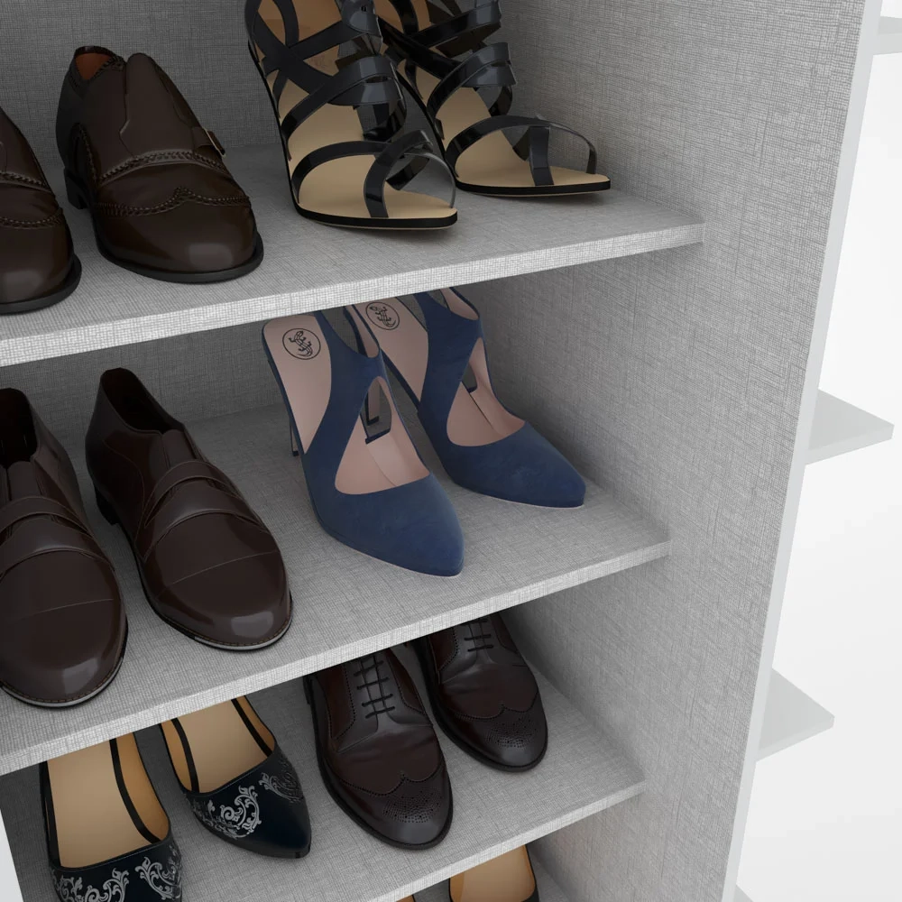 Sapateira 1 Porta com Espelho Duetto Branco - Henn