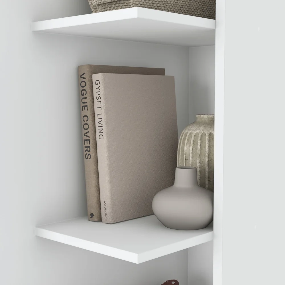 Sapateira 1 Porta com Espelho Duetto Branco - Henn