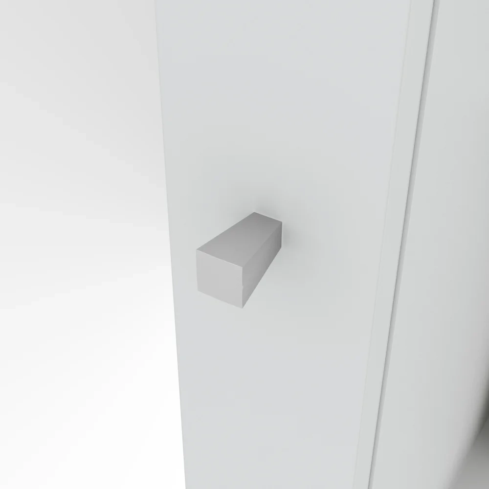 Sapateira 1 Porta com Espelho Duetto Branco - Henn