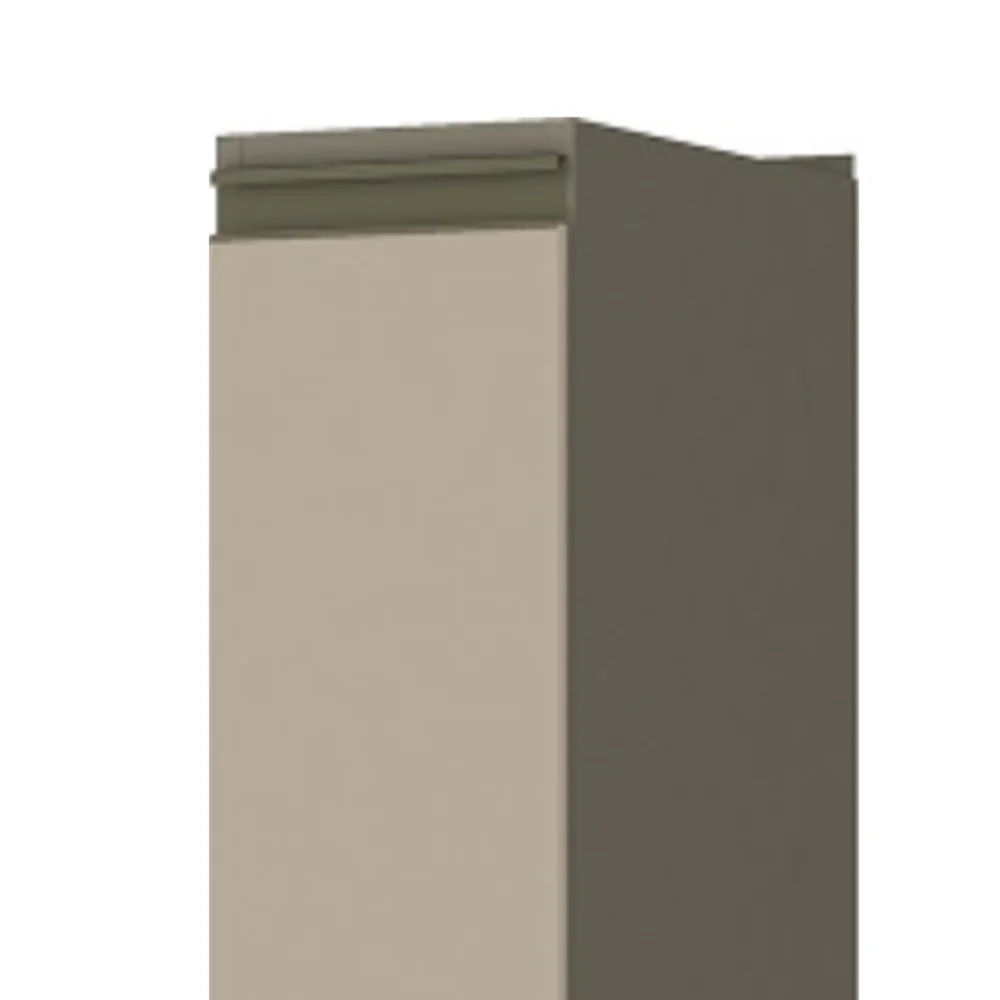 Balcão 20cm 1 Porta 100% MDF Sem Tampo Connect Duna/Cristal - Henn